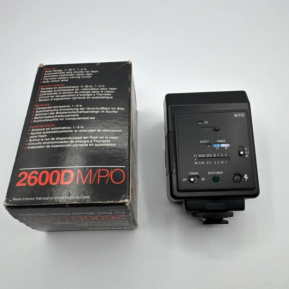 Vivitar Auto Thyristor 2600-D M/P/O Camera Flash PARTS ONLY